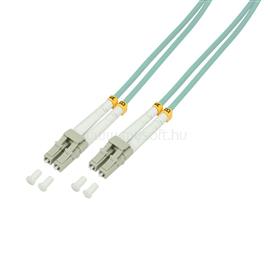 LOGILINK Fiber duplex patch kábel, OM3, 50/125 , LC-LC, aqua, 10 m LOGILINK_FP3LC10 small
