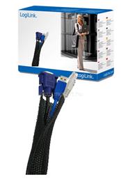 LOGILINK Flexibilis kábel burkolat (fekete) LOGILINK_KAB0006 small