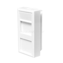 LOGILINK Francia előlap, moduláris betét 22,5 x 45 mm, fehér LOGILINK_NF0001 small