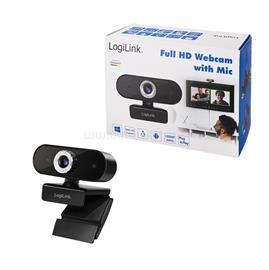 LOGILINK Full HD USB webkamera mikrofonnal LOGILINK_UA0371 small