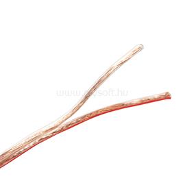 LOGILINK Hangszóró beépítő kábel, 2x 0,75 mm2, átlátszó, 25 m LOGILINK_CA1076 small