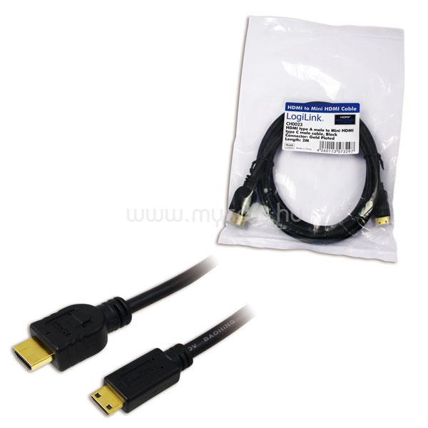 LOGILINK HDMI   Mini HDMI átalakító kábel 2M