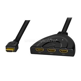 LOGILINK HDMI kapcsoló, 3 portos, kétirányú (1x3/3x1), 4K/30 Hz, CEC, pigtail LOGILINK_HD0040 small