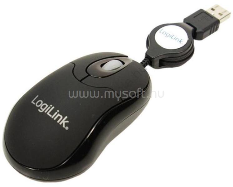 LOGILINK ID0016 optikai mini vezetékes egér (fekete)
