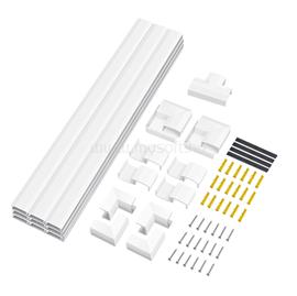 LOGILINK Kábelcsatorna készlet, falra szerelhető, 67db, fehér LOGILINK_KAB0110 small