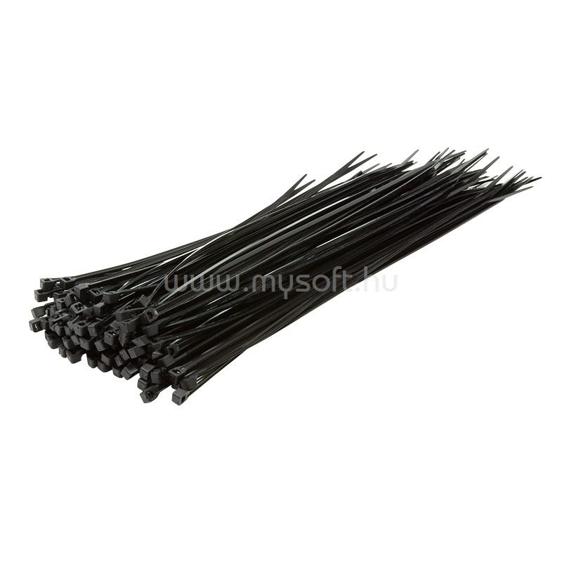 LOGILINK Kábelkötegelő, PA66, 100 db, fekete