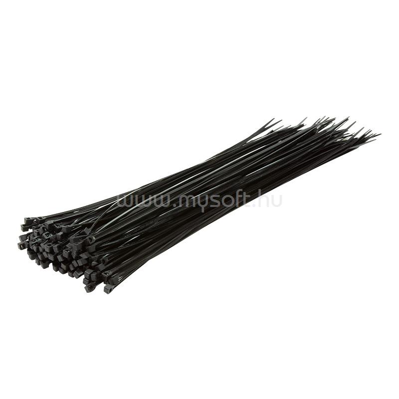 LOGILINK Kábelkötegelő, PA66, 100 db, fekete
