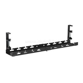LOGILINK Kábeltálca-rendező, asztal alá szerelhető, szorítós, kihúzható, fém (fekete) LOGILINK_KAB0094 small