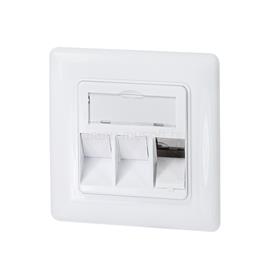 LOGILINK Keystone előlap 3 modulhoz, német típusú, fehér LOGILINK_NK4055 small