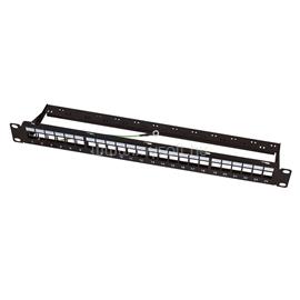 LOGILINK Keystone Panel 1U, 24 portos, árnyékolt, gazdaságos, fekete NK4074 small