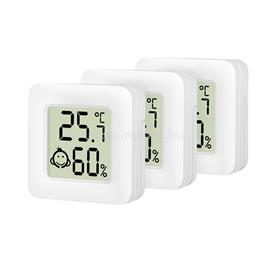 LOGILINK Lapos utazó termo-higrométer (3 db), komfortszintű emoji kijelzővel (fehér) SC0119 small