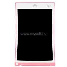 LOGILINK LCD gyermek írótábla 10", törölhető-újraírható, szembarát (rózsaszín) LOGILINK_AA0181 small