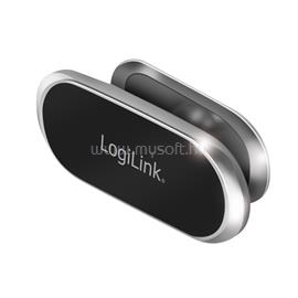 LOGILINK Mágneses okostelefon tartó, 360 -ban forgatható, 800 g-ig, alumínium (fekete/ezüst) LOGILINK_AA0163 small