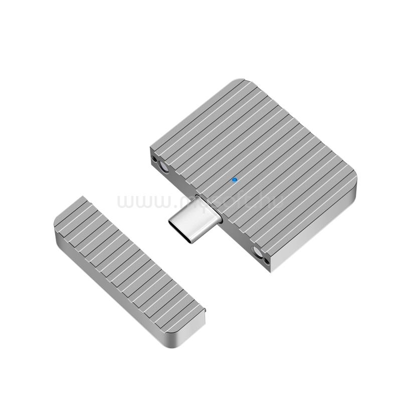 LOGILINK Nagyon kicsi USB 3.2 Gen2x1 SSD ház, USB-C   PCIe NVMe (ezüst)