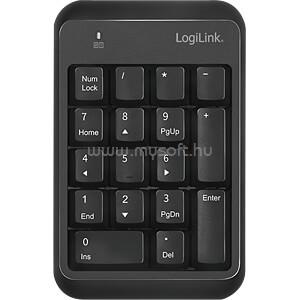 LOGILINK numerikus billentyűzet, Bluetooth 5.1 (fekete)