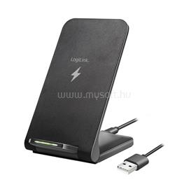 LOGILINK Okostelefon állvány vezeték nélküli töltés funkcióval, 2 tekercs, 15 W (fekete) LOGILINK_PA0315RF small