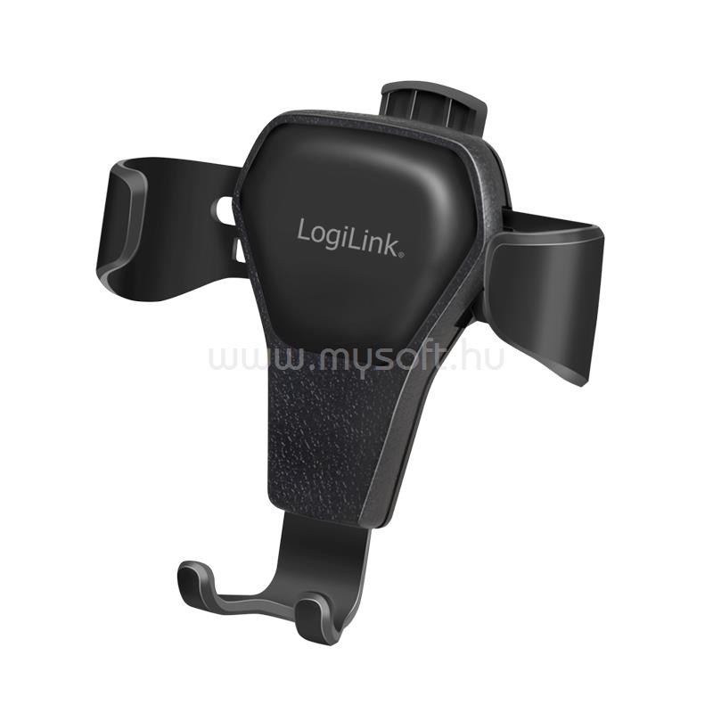LOGILINK Okostelefon tartó szellőzőnyílásokhoz, 4-6,5" okostelefonokhoz (fekete)