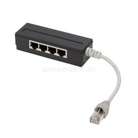 LOGILINK Passzív RJ45 elosztó, 4 portos, árnyékolt, 15 cm-es kábellel, fekete LOGILINK_MP0032 small
