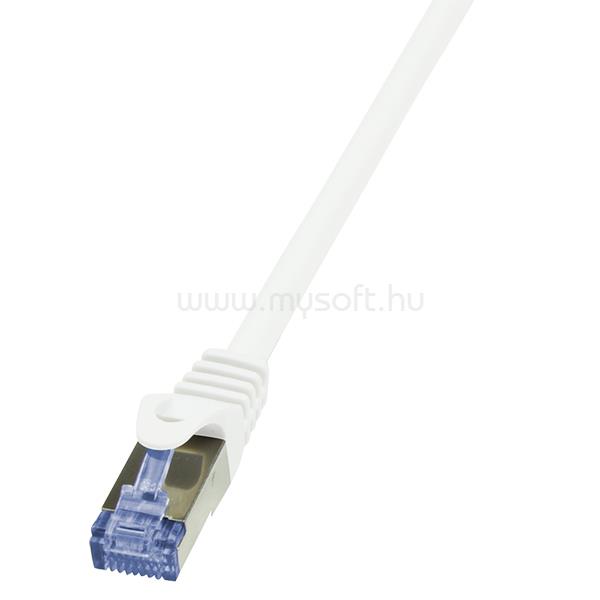 LOGILINK Patch kábel PrimeLine, Cat.6A, S/FTP, fehér, 10 m