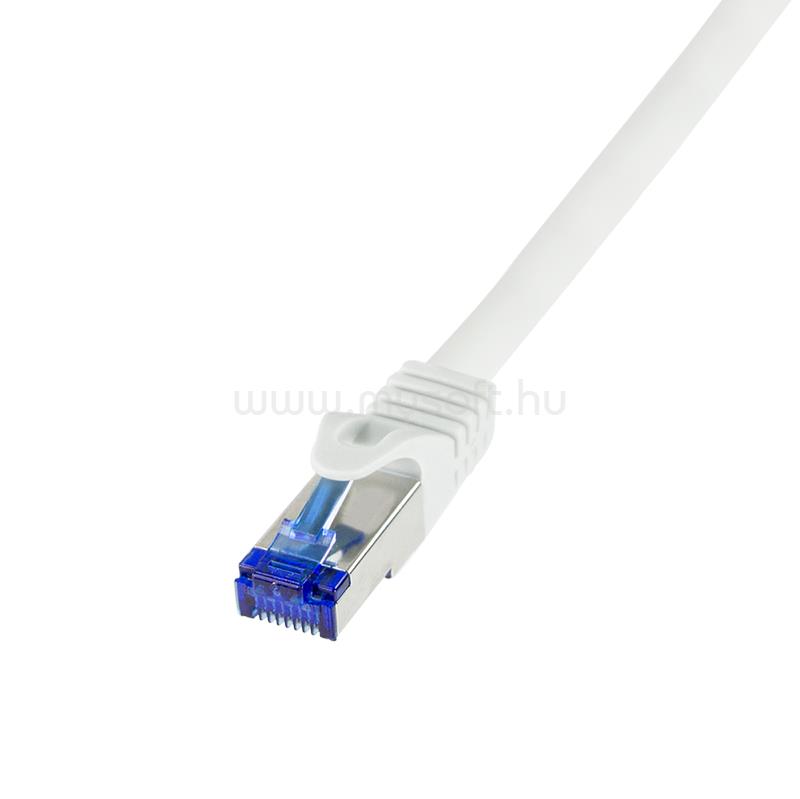 LOGILINK Patch kábel Ultraflex, Cat.6A, S/FTP, fehér, 10 m