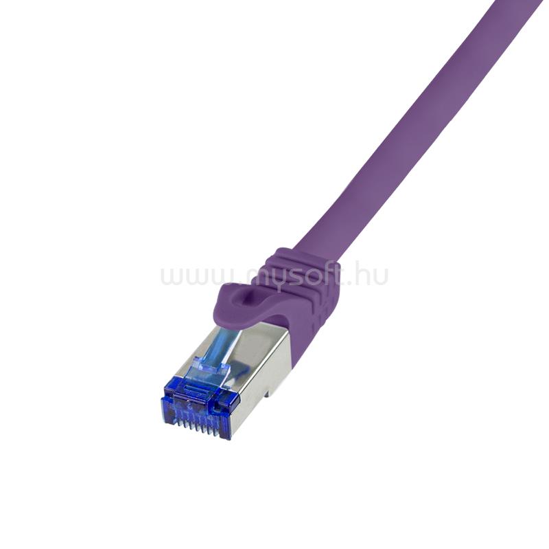 LOGILINK Patch kábel Ultraflex, Cat.6A, S/FTP, lila, 2 m