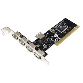 LOGILINK PCI interfész kártya 4+1x USB 2.0 LOGILINK_PC0028 small