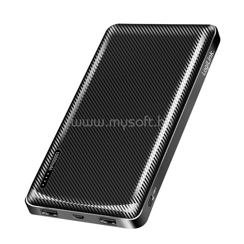 LOGILINK Powerbank 10000 mAh (fekete)