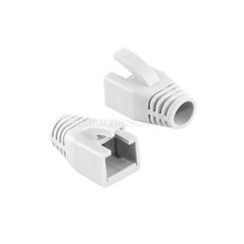 LOGILINK RJ45 feszültségmentesítő védőburkolat, 8 mm, fehér, 50 db LOGILINK_MP0035W small