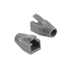 LOGILINK RJ45 feszültségmentesítő védőburkolat, 8 mm, szürke, 10 db LOGILINK_MP0034 small
