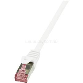 LOGILINK RJ45 Hálózati csatlakozókábel, CAT 6 S/FTP [1x RJ45 dugó - 1x RJ45 dugó] 0,25 m, fehér LOGILINK_CQ2011S small