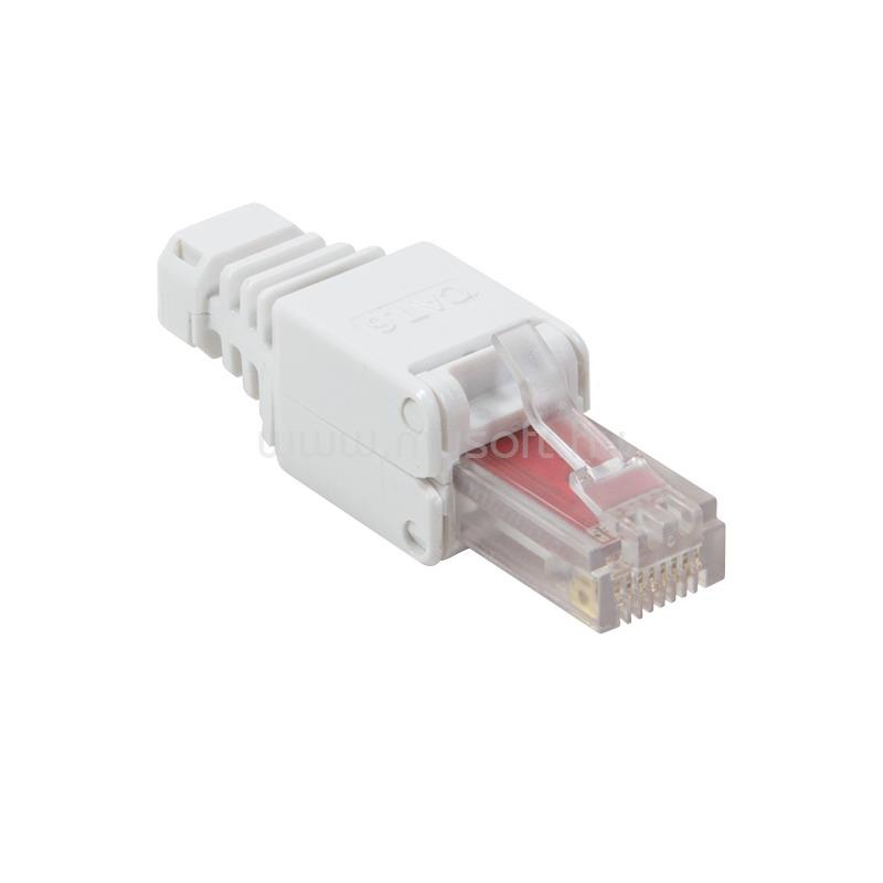 LOGILINK RJ45 moduláris csatlakozó, Cat.6, árnyékolatlan, szerszám nélküli összeszerelés