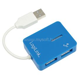 LOGILINK Smile USB 2.0 4 portos hub (kék) LOGILINK_UA0136 small