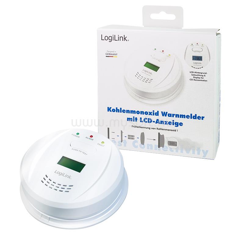 LOGILINK Szén-monoxid érzékelő LCD-vel