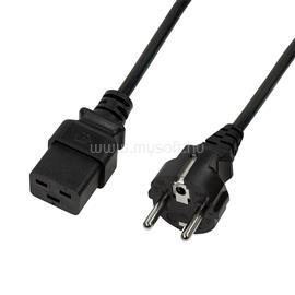 LOGILINK Tápkábel, CEE 7/7 (90 ) az IEC C19 szerint, fekete, 3 m LOGILINK_CP153 small