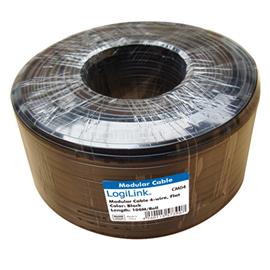 LOGILINK Telefon kábel, lapos, 4 eres, CCA, 6x 0,12 mm, 100 m LOGILINK_CM04 small
