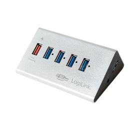 LOGILINK UA0227 USB3.0 4 portos HUB + 1x Fast Charging Port LOGILINK_UA0227 small