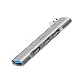LOGILINK Ultravékony, 4 portos USB-A hub, 18 W, 1x USB-A/F, 3x USB-A/F, alumínium LOGILINK_UA0436 small