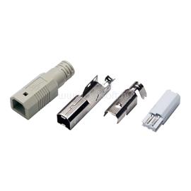 LOGILINK USB 2.0 csatlakozó önszereléshez, B/M, forrasztásos, szürke LOGILINK_UP0002 small
