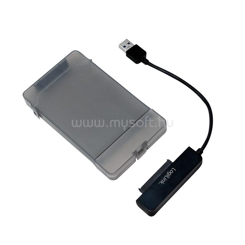 LOGILINK USB 3.0   2.5" SATA adapter védőtokkal