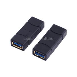 LOGILINK USB 3.0 adapter, USB-A/F - USB-A/F, fekete LOGILINK_AU0026 small