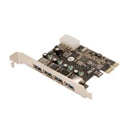 LOGILINK USB 3.0-ás 4 portos PCI Express kártya LOGILINK_PC0057A small
