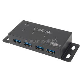 LOGILINK USB 3.0 hub, 4 portos, fém ház LOGILINK_UA0149 small