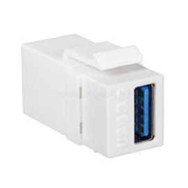 LOGILINK USB 3.0 keystone csatlakozó, A/F-USB-A/F, fehér LOGILINK_NK0015 small