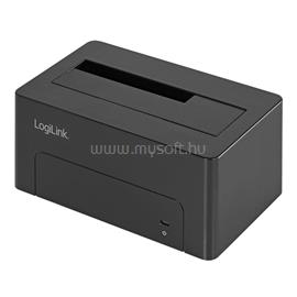 LOGILINK USB 3.1 Gen 2 Quickport, 1-rekeszes, 2,5/3,5" SATA HDD/SSD-hez LOGILINK_QP0027 small