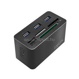 LOGILINK USB 3.2 Gen 1 dokkoló állomás, 8 portos, mini, fekete LOGILINK_CR0046 small