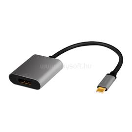 LOGILINK USB 3.2 Gen1 Type-C adapter, C/M DP/F, 4K, alu, 0,15 m LOGILINK_CUA0102 small