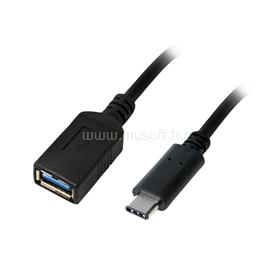 LOGILINK USB 3.2 Gen1 Type-C adapter, C/M-USB-A/F, fekete, 0,15 m LOGILINK_CU0098 small