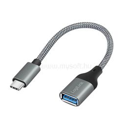 LOGILINK USB 3.2 Gen1 Type-C adapter, C/M-USB-A/F, OTG, alumínium, 0,15 m LOGILINK_CU0106 small