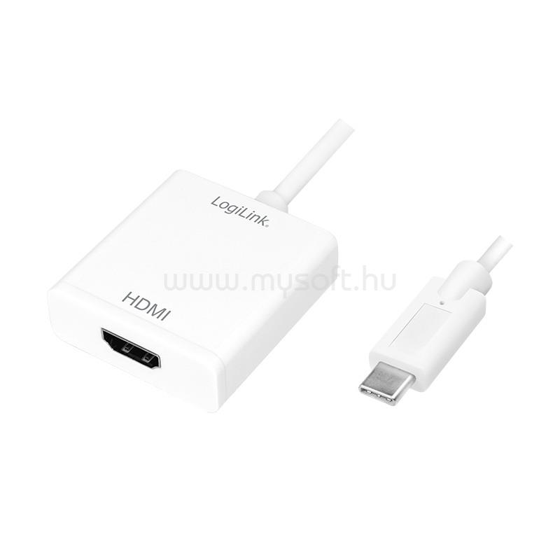 LOGILINK USB adapter, USB 3.2 Gen 1x1, USB-C  HDMI-re, 4K/30Hz
