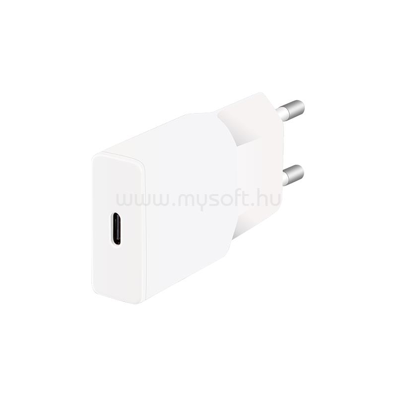 LOGILINK USB-C GaN töltő (PD), 20 W (fehér)
